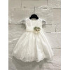 Abito tulle manica pizzo baby
