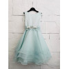 Abito organza balze fiocco...